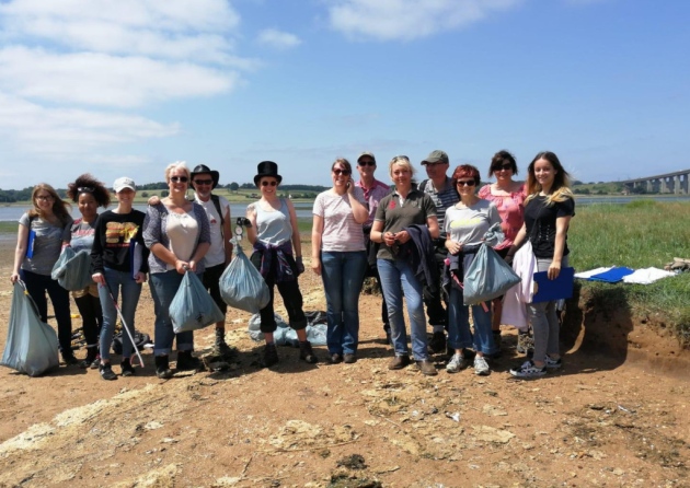 The vegan network doing some volunteering