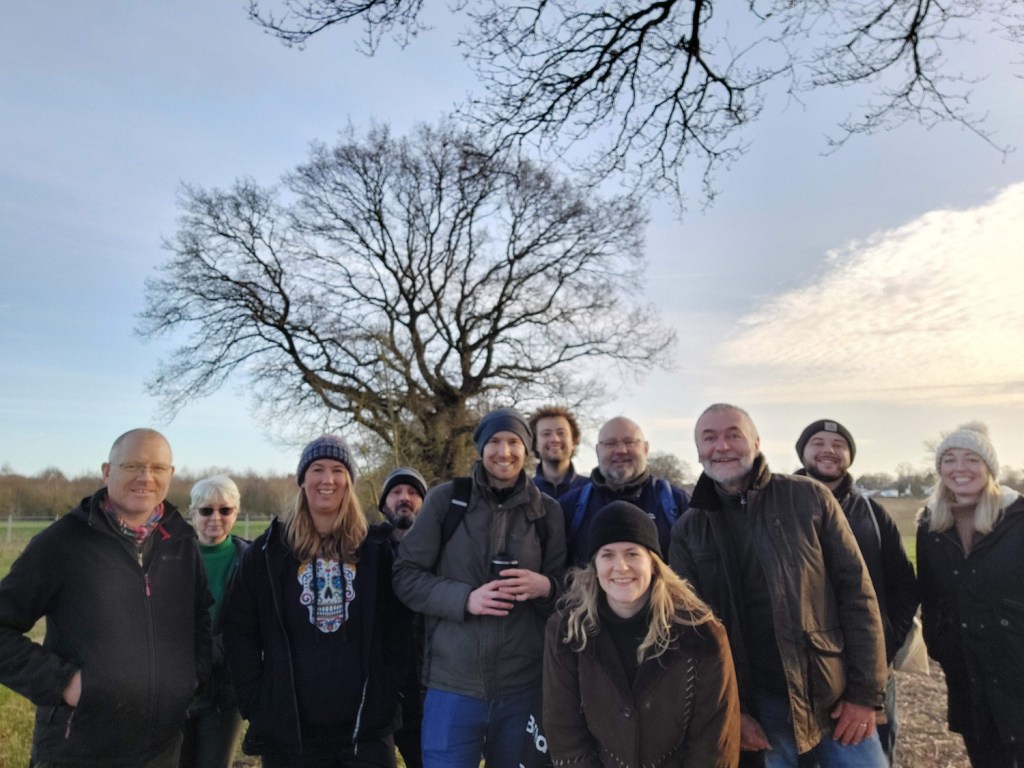 Group photo of everyone at the end of the day 